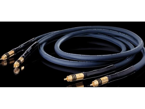 OEHLBACH 1.5m XXL RCA Cool Gold, 2 x RCA, 1,5 m, Blå
