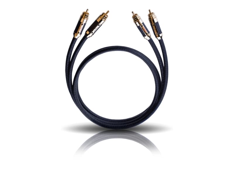 OEHLBACH 13831, RCA, RCA, 1 m, Svart