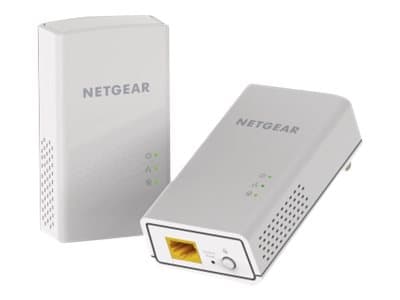 NETGEAR Powerline PL1000 - Bro - GigE, HomePlug AV (HPAV) 2.0 - veggpluggbar (en pakke 2)