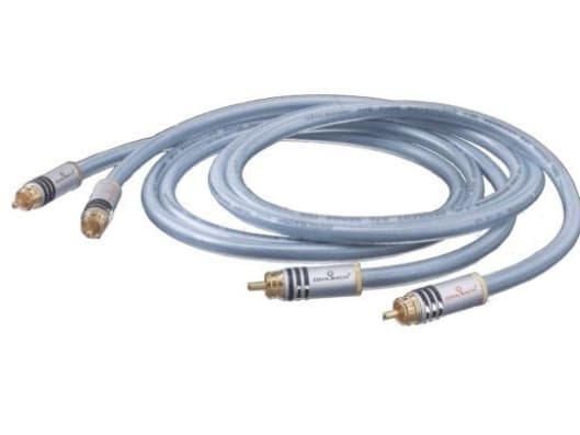 OEHLBACH XXL Series 2 RCA Cool Silver, 2 x RCA, 2 x RCA, 0,5 m, Silver