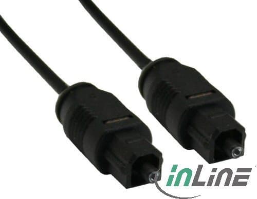 InLine 1m Premium Opto Toslink, Toslink, Hankjønn, Toslink, Hankjønn, 1 m, Blå