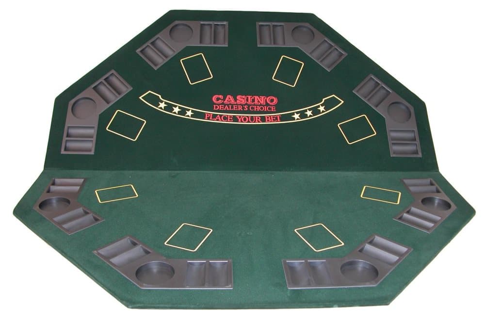 Pokerbordsskiva för 8 spelare. Diameter 120cm