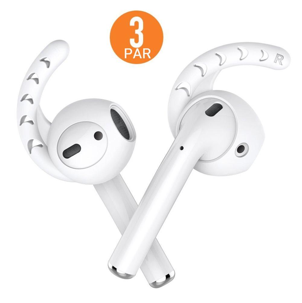 C4U ørekroge til AirPods ørekrog / Earbud silikonekit 3pakke
