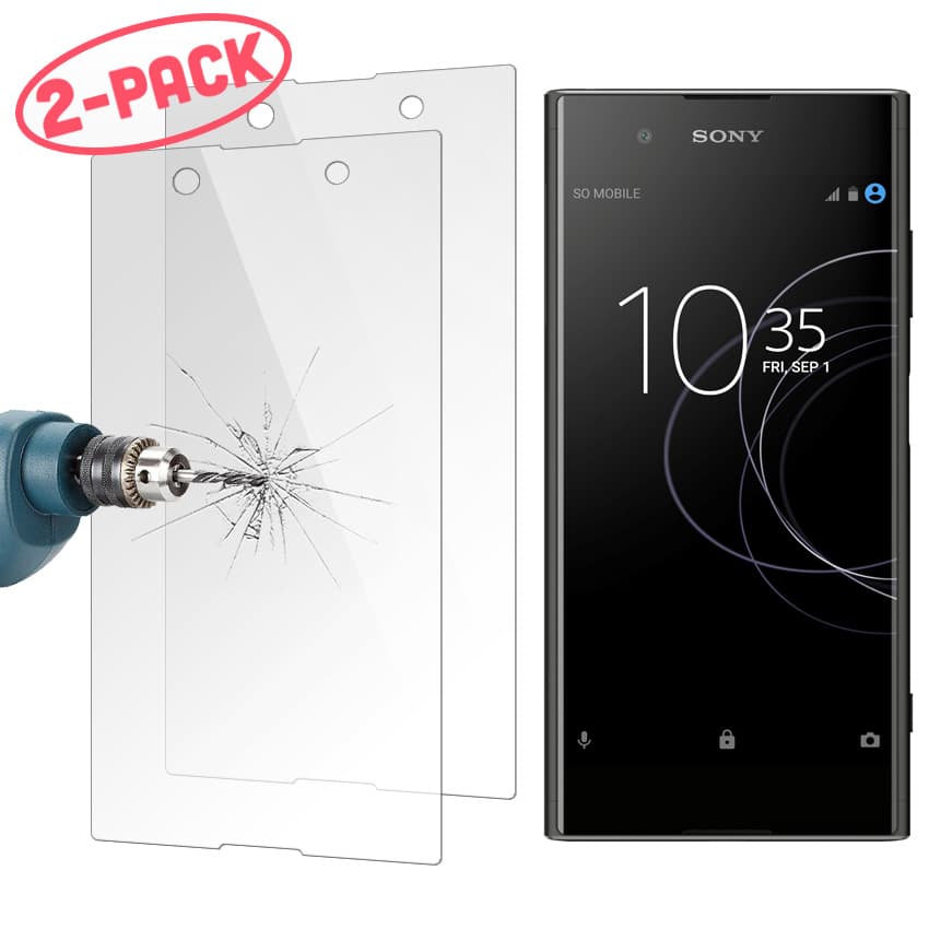 2-Pack Skärmskydd - Sony Xperia XA1 Plus - Härdat Glas