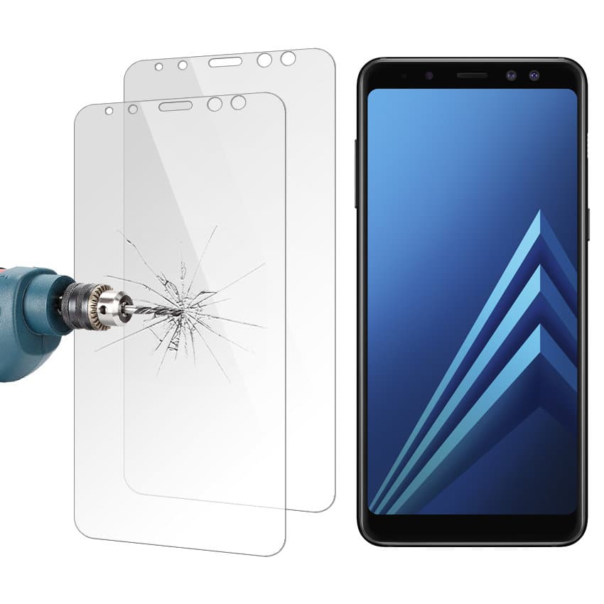 Skärmskydd - Samsung Galaxy A8 (2018) - Härdat Glas / Skyddsglas