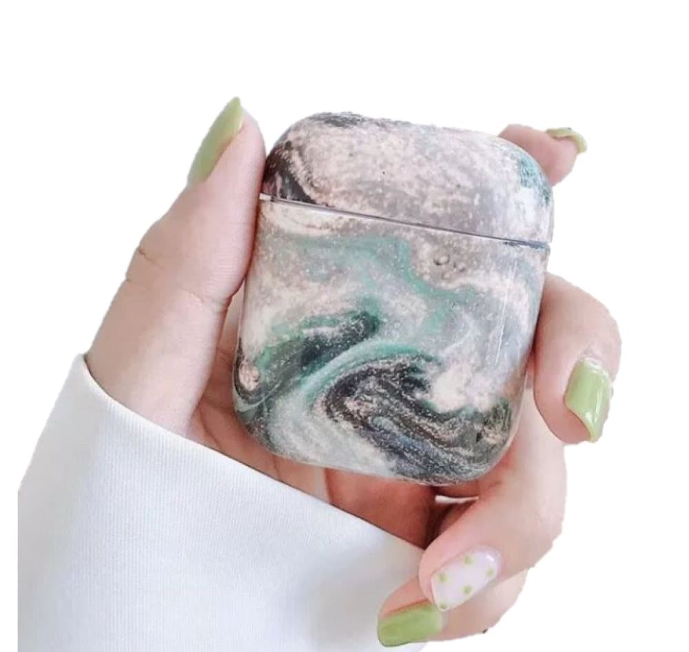 Skyddsfodral Marmor Green Edition för AirPods / AirPods 2 - C4U®