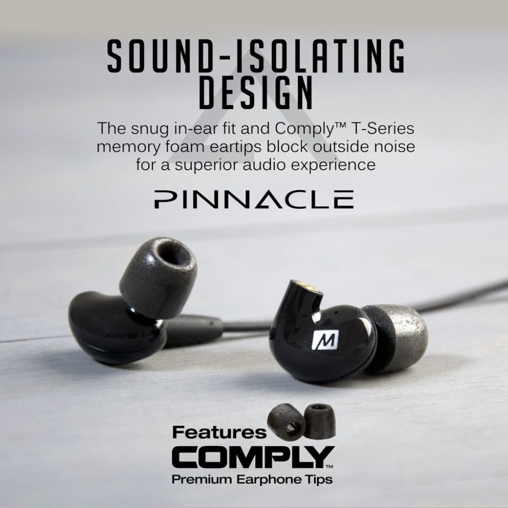 MEE audio Pinnacle 2 In-Ear hörlurar avtagbara kablar