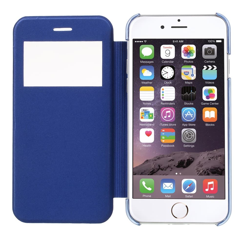 iPhone 7 flip fodral window view fodral case olika färger guld CDON