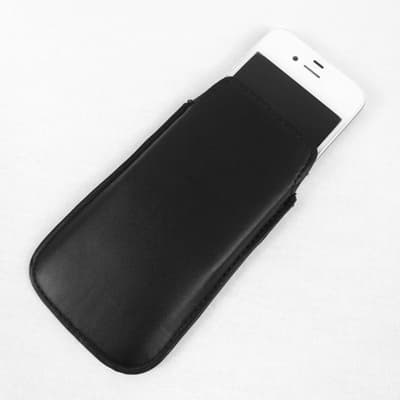 Läderfodral för iPhone 5 / 5s i Svart