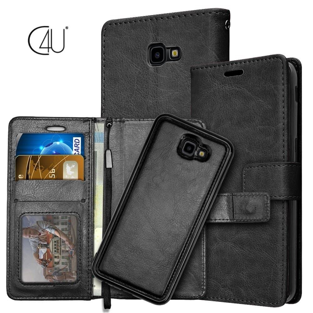Galaxy J4+ tegnebogsfodral / Magnetskal Tegnebog C4U®