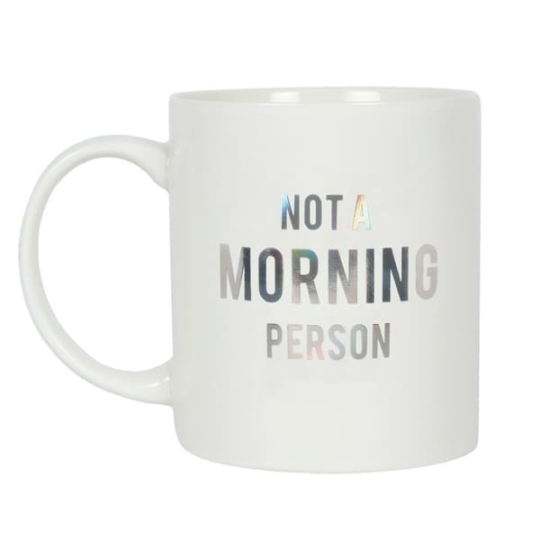 Mugg m förpackning . NOT A MORNING PERSON