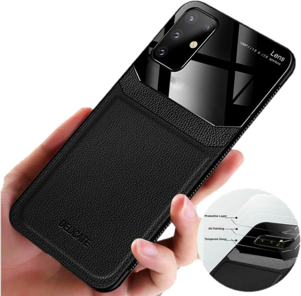 Samsung Galaxy S20 Ultra ShockLeather Glass - Slim C4U® mobiltelefonskal