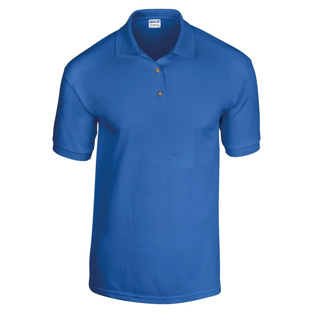 Gildan DryBlend Childrens Unisex Jersey Polo Shirt (Pack Of 2)