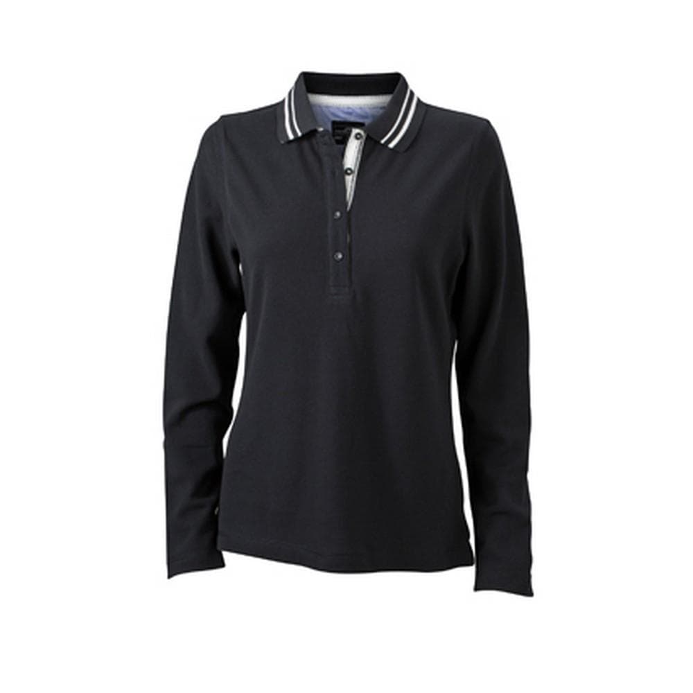 James and Nicholson Womens/Ladies Long Sleeved Polo