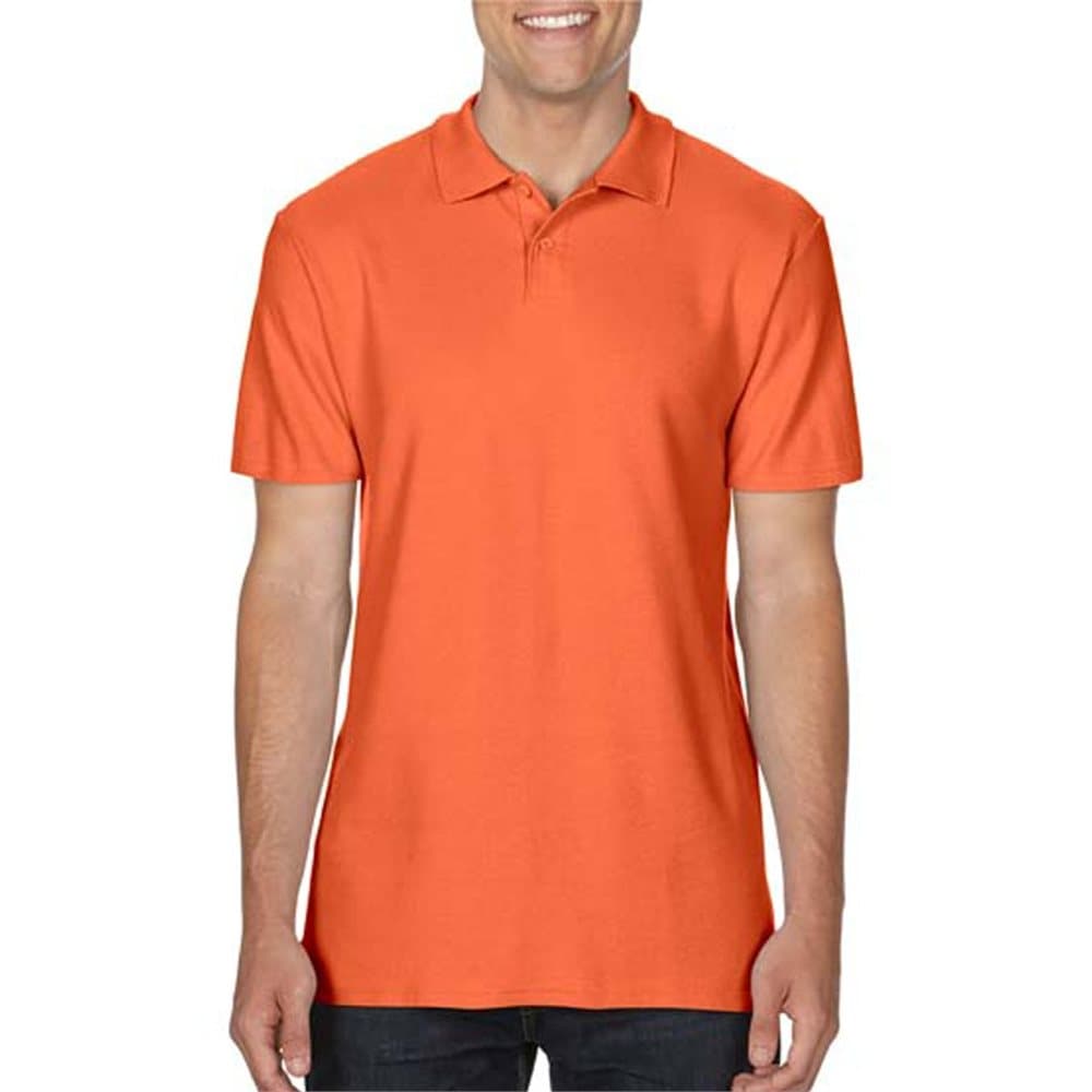 Gildan Mens SoftStyle Double Pique Polo Shirt