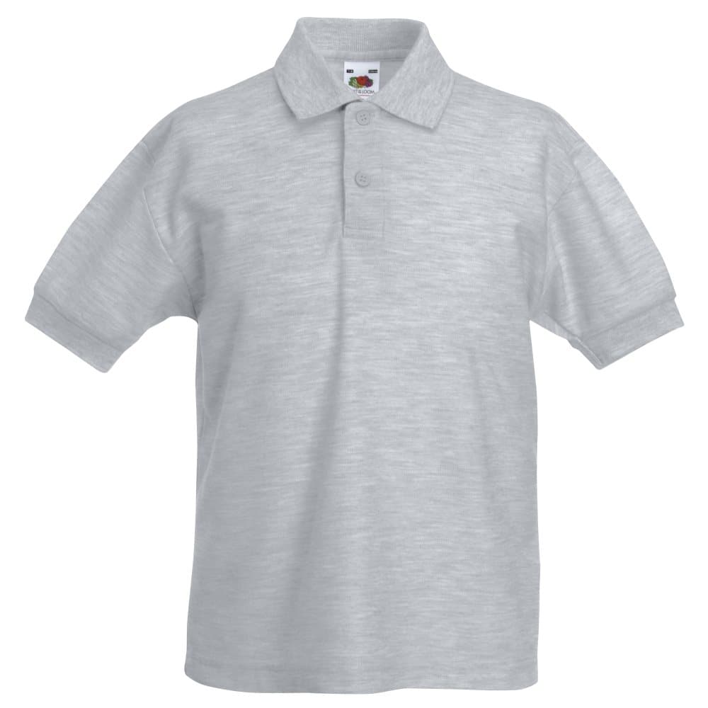 Fruit Of The Loom Childrens/Kids Unisex 65/35 Pique Polo Shirt (Pack of 2)