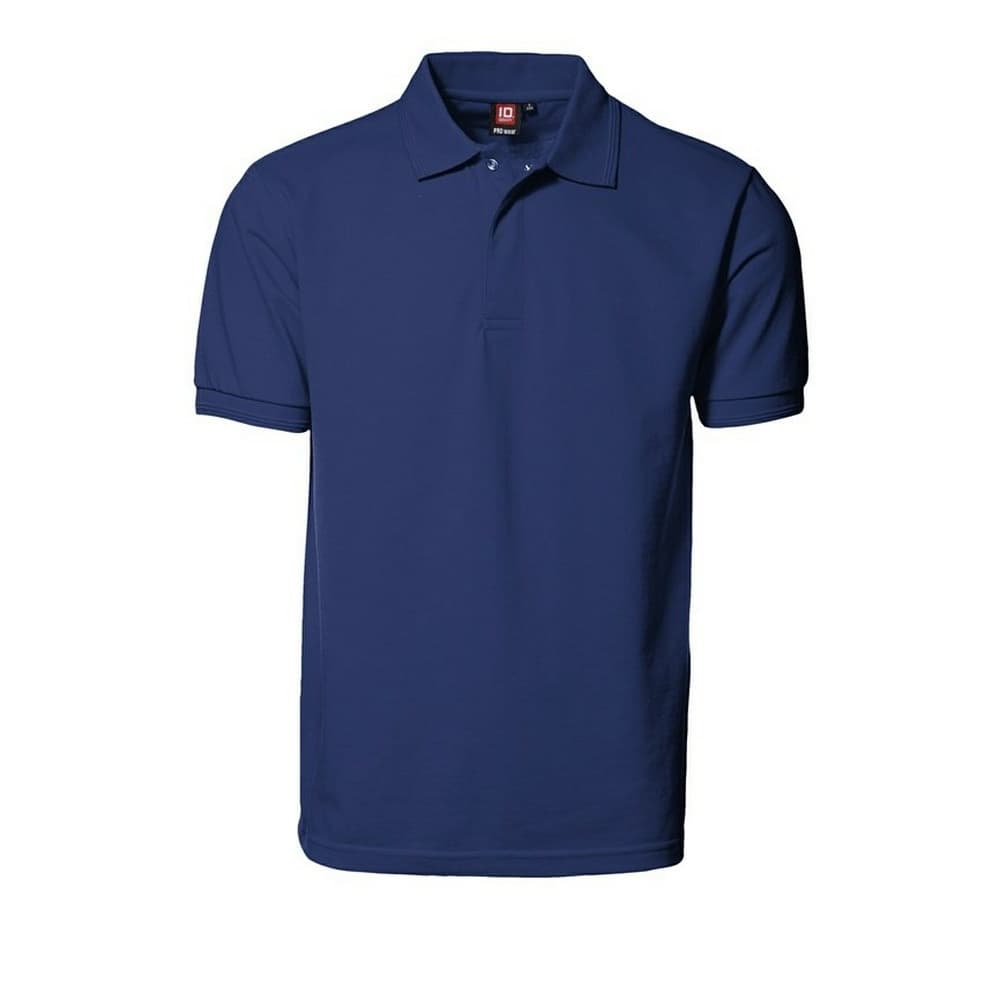 ID Mens Pro Wear Press Stud Regular Fitting Short Sleeve Polo Shirt