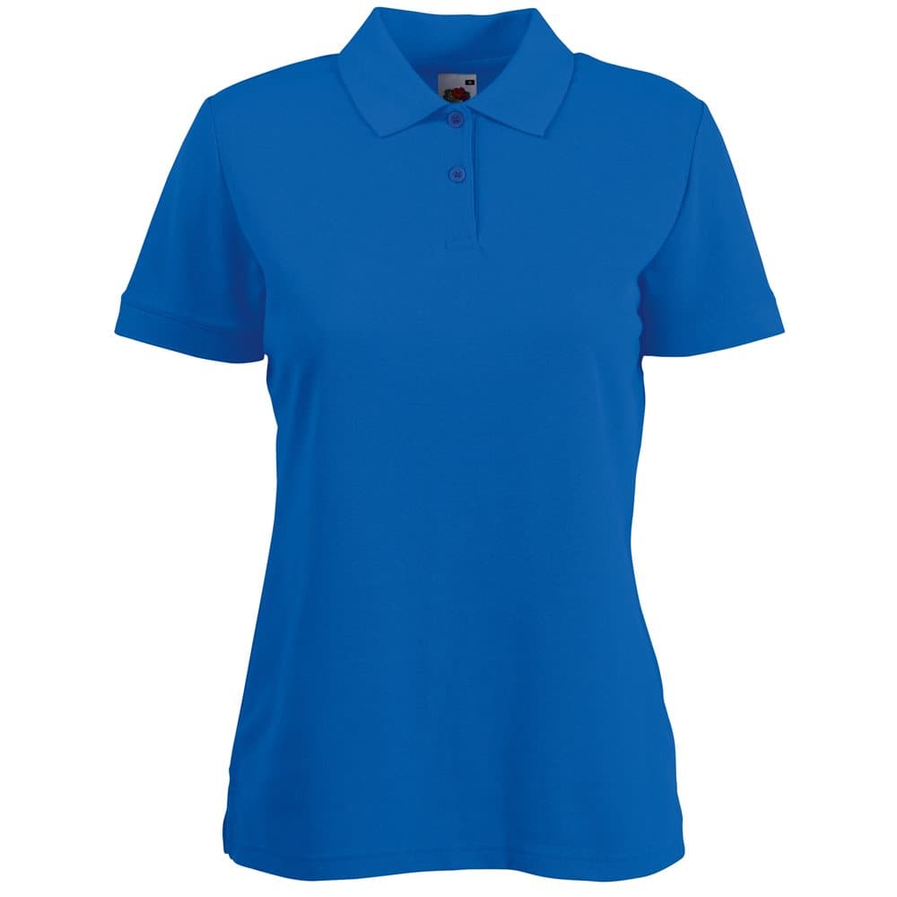Fruit of the Loom Kvinnors Lady-Fit 65/35 kortärmad poloskjorta