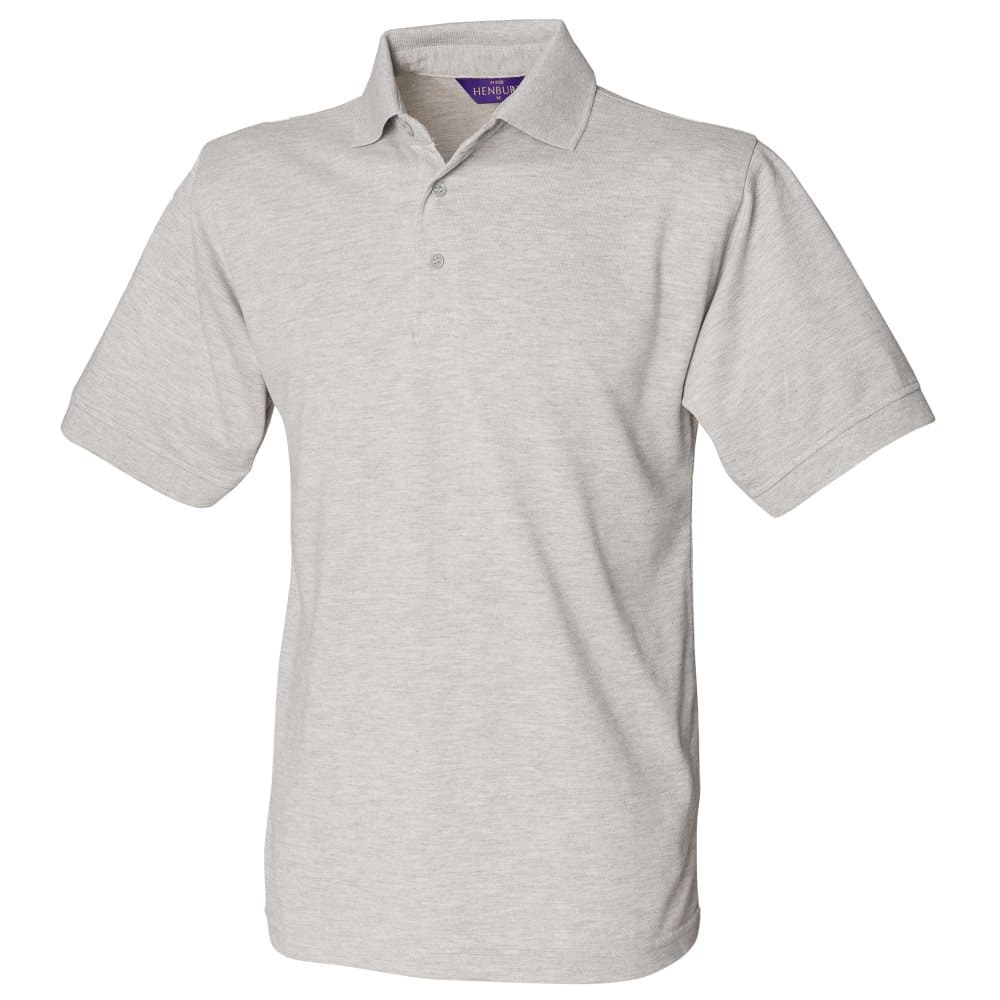 Henbury Mens Short Sleeved 65/35 Pique Polo Shirt