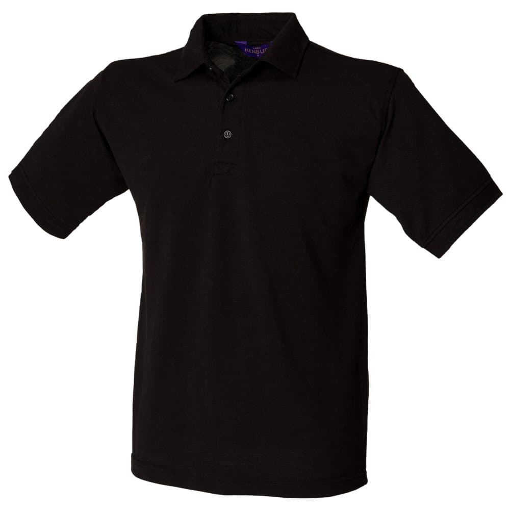 Henbury Mens Short Sleeved 65/35 Pique Polo Shirt