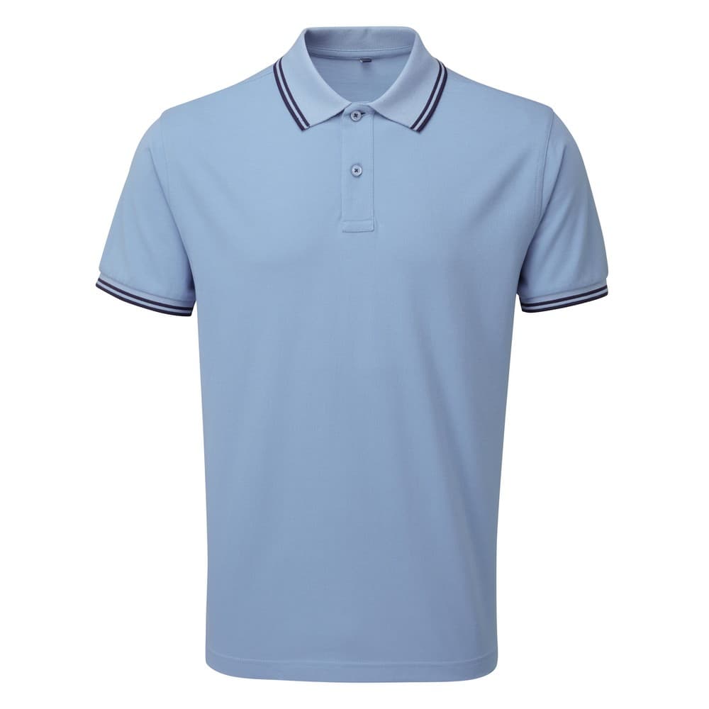 Asquith & Fox Mens Classic Fit Tipped Polo Shirt