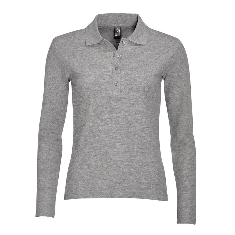 SOLS Womens/Ladies Podium Long Sleeve Pique Cotton Polo Shirt