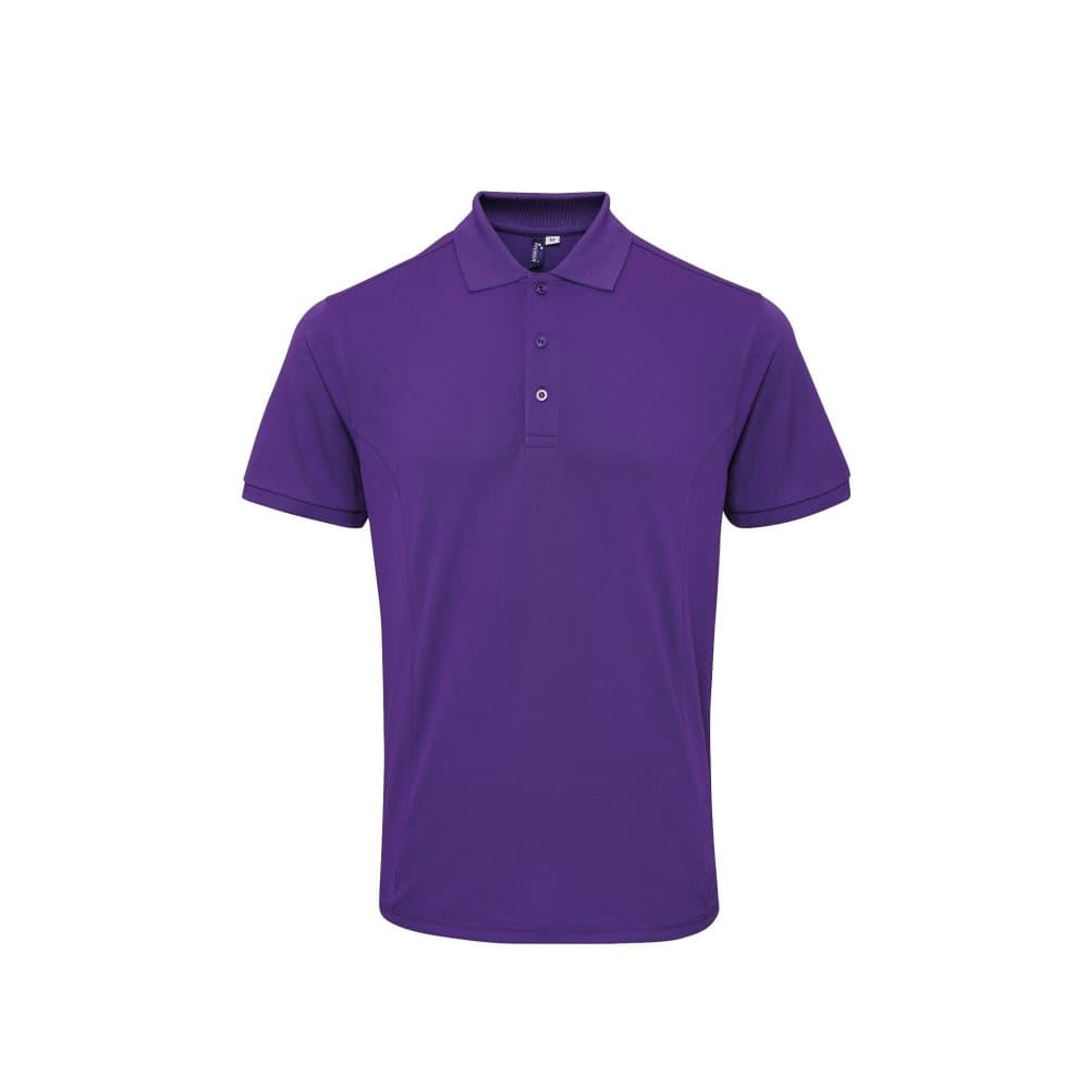 Premier Herr Coolchecker Plus Pique Polo med CoolPlus