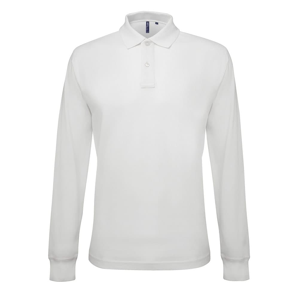 Asquith & Fox Mens Classic Fit Long Sleeved Polo Shirt
