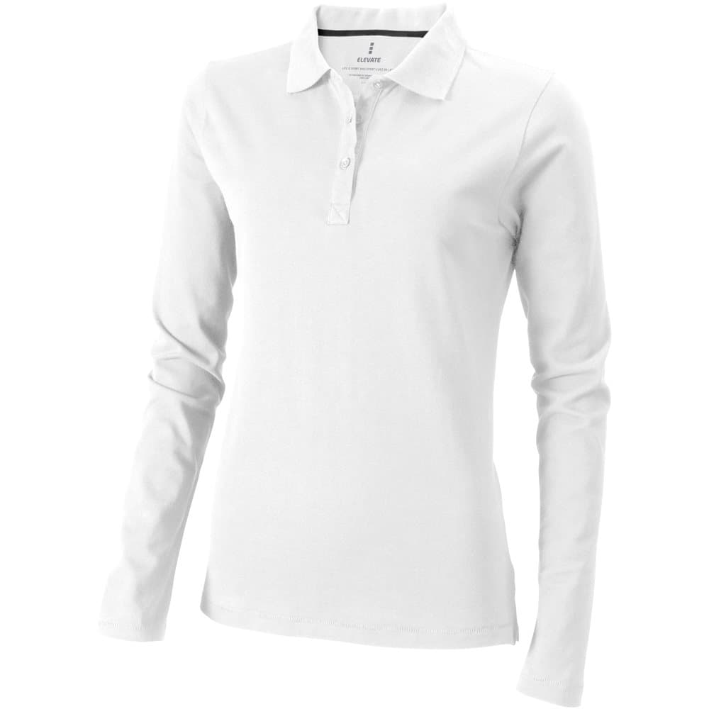 Elevate Oakville Long Sleeve Ladies Polo Shirt