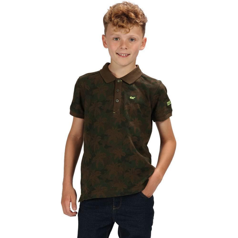Regatta Childrens/Kids Tobin Button Neck Polo Shirt