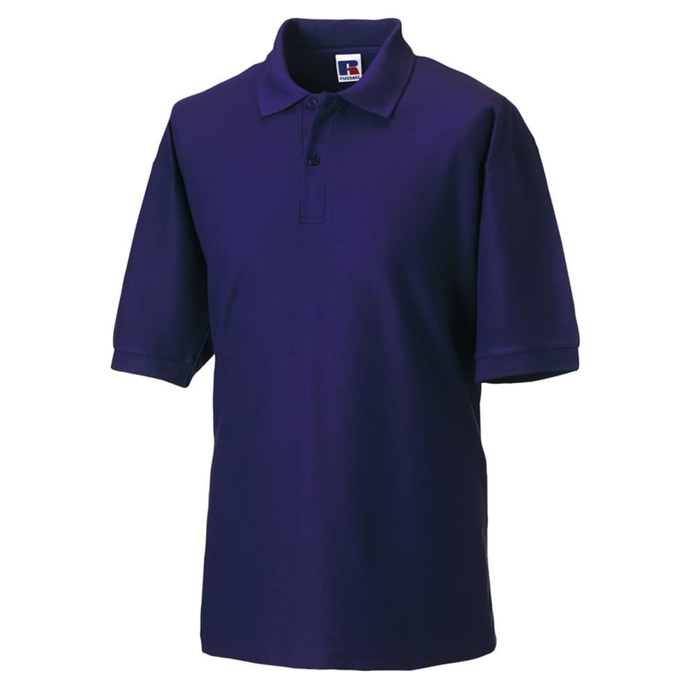 Russell herrärmad poloshorts poloshirt med kort ärm
