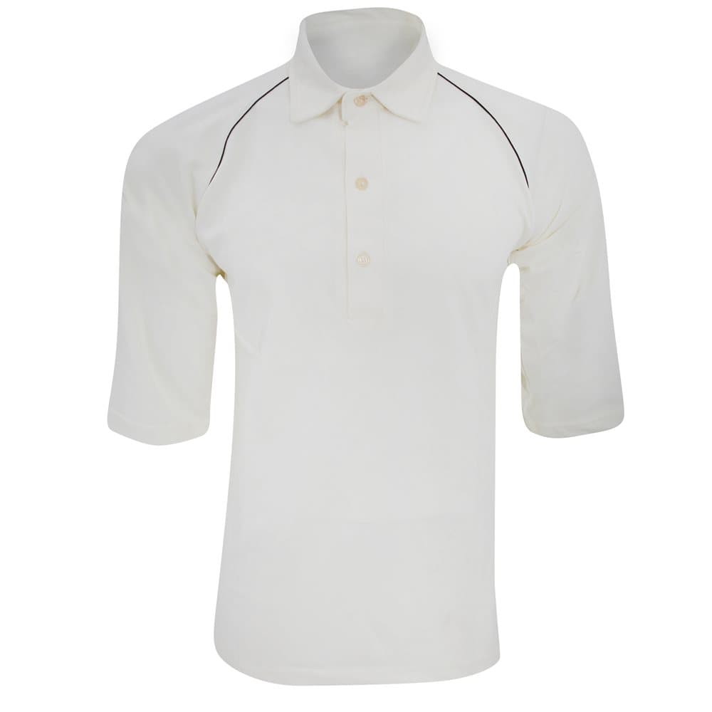 Finden & Hales Mens Piped Aridus Cricket Shirt