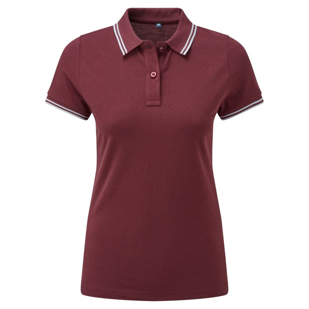 Asquith & Fox Womens/Ladies Classic Fit Tipped Polo