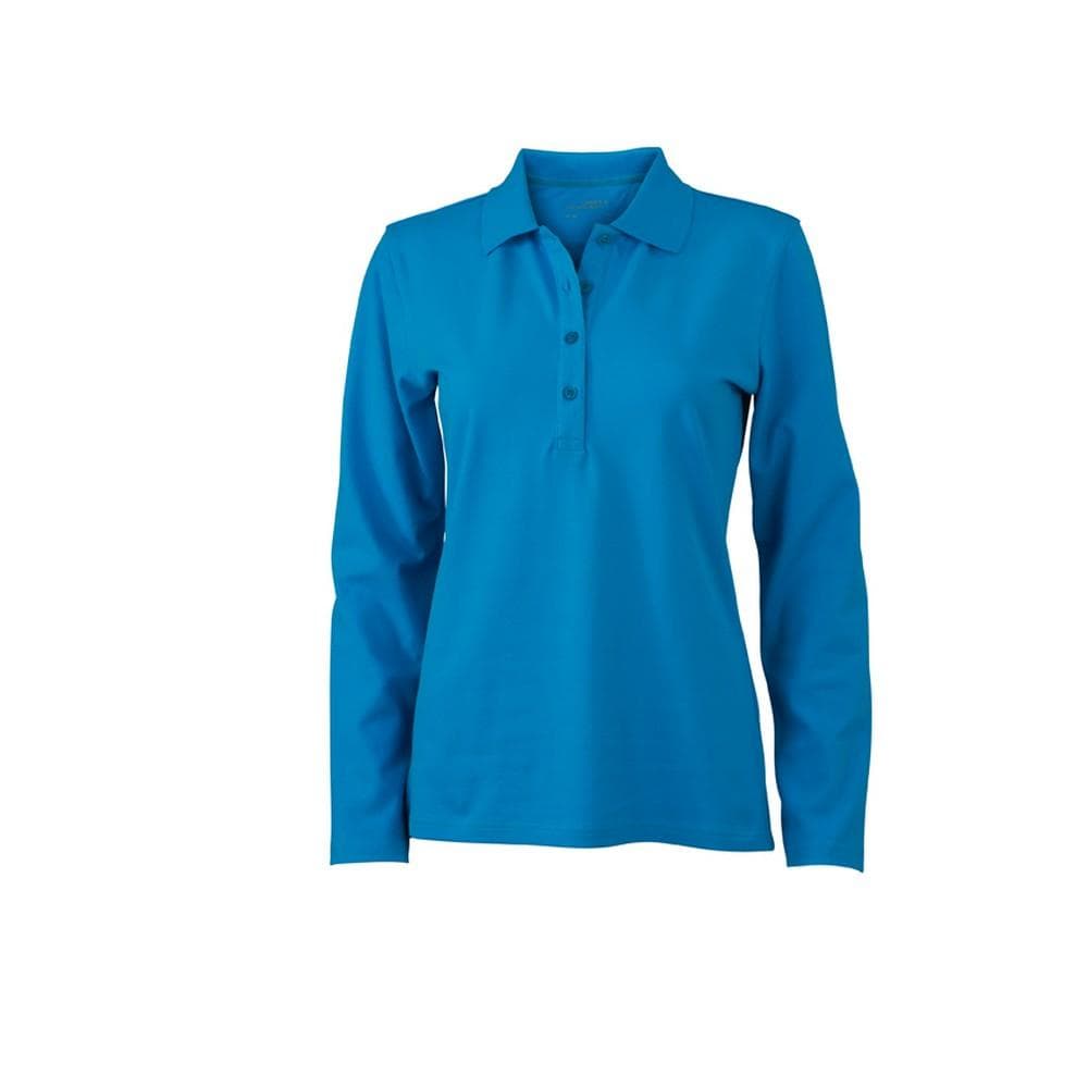 James and Nicholson Womens/Ladies Elastic Long-Sleeved Polo
