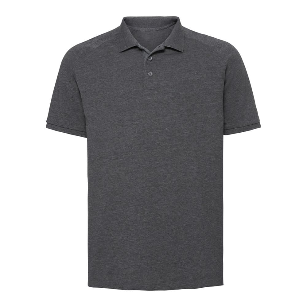 Russell Mens HD Raglan Jersey Polo Shirt