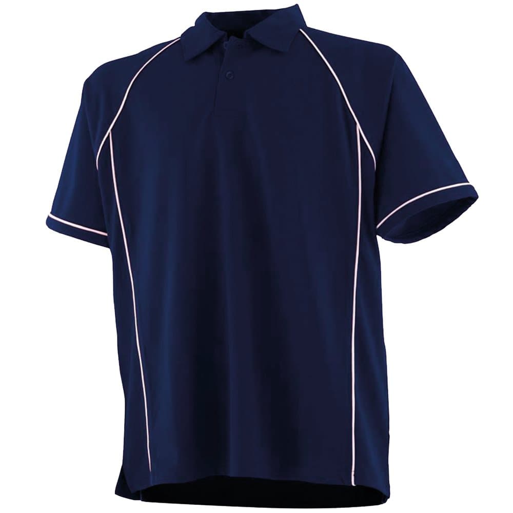 Finden & Hales Kids Unisex Piped Performance Sports Polo Shirt