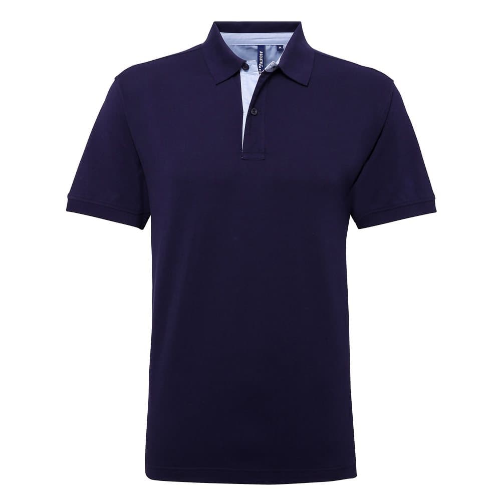 Asquith & Fox Mens Cotton Short Sleeve Polo Shirt