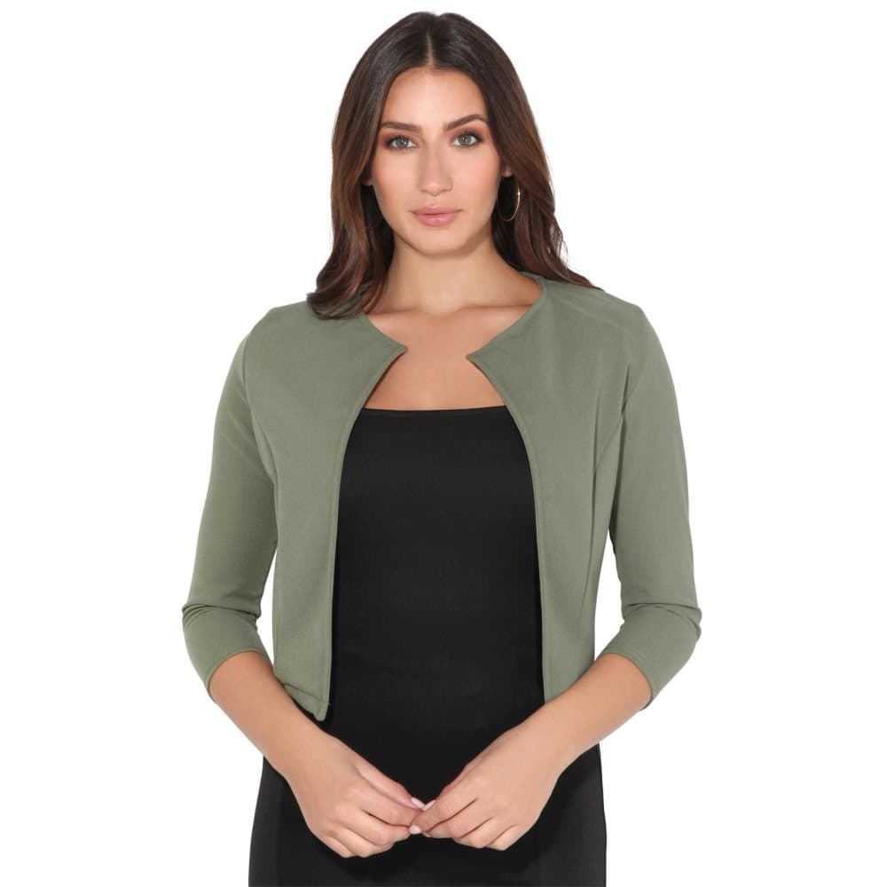Krisp Womens/Ladies Cropped Open Party Shrug