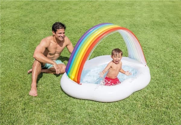 Intex baby pool sky med regnbue