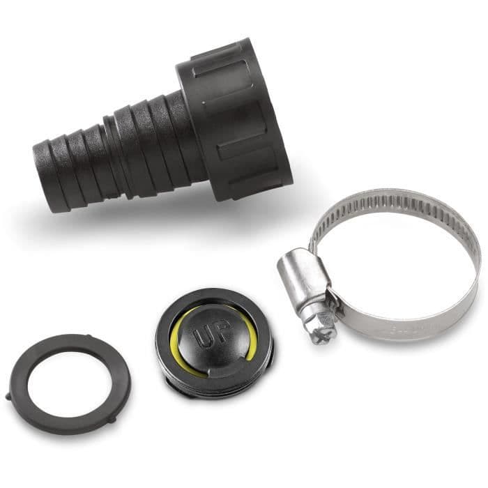 KÄRCHER-sovitin 1 (25,4 mm) / 3/4 (19 mm) takaiskuventtiilillä poistoaukolle G1