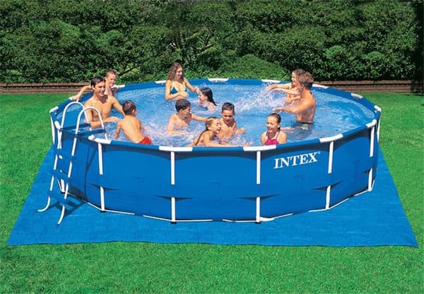 INTEX Markskydd till pool 472x472cm