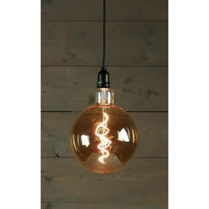 BOT Retro udendørs LED-pære - Ø20 x 23 cm - 4 x AA-batterier