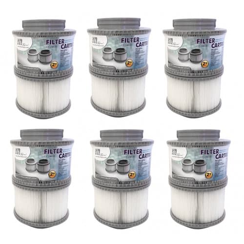 Mspa - 6 st Filter 2-pack