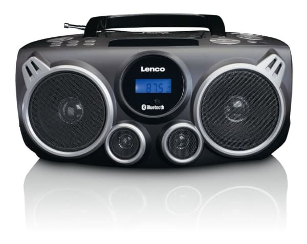 Lenco SCD-100, Digital, FM, Spelare, CD, Slumpvis, Repetera allt, Repetera en, Uppspelning/Paus, Skip down, Skip up, Stopp