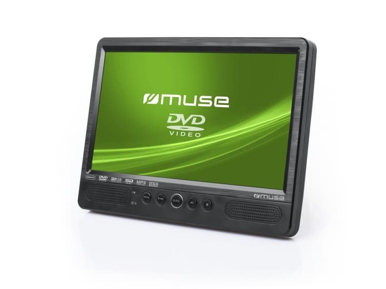 Muse M-1095 CVB, Portable DVD player, Cabriolet, Svart, CD-ljud, CD-video, DVD-VR, DVD-Video, Foto-CD, CD,CD-R,CD-RW,DVD,DVD+R,DVD+RW,DVD-R,DVD-RW, 2