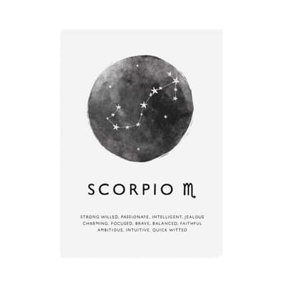 Ohh Deer Zodiac vykort