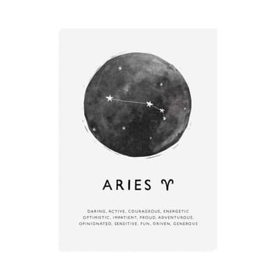 Ohh Deer Zodiac Postcard