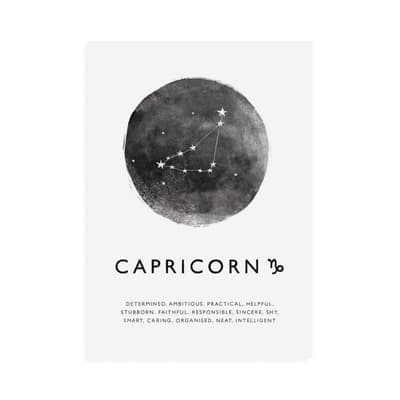 Ohh Deer Zodiac vykort