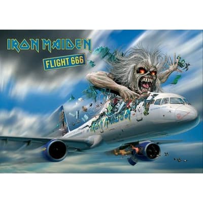 Iron Maiden Postcard: Flight 666 (Standard)