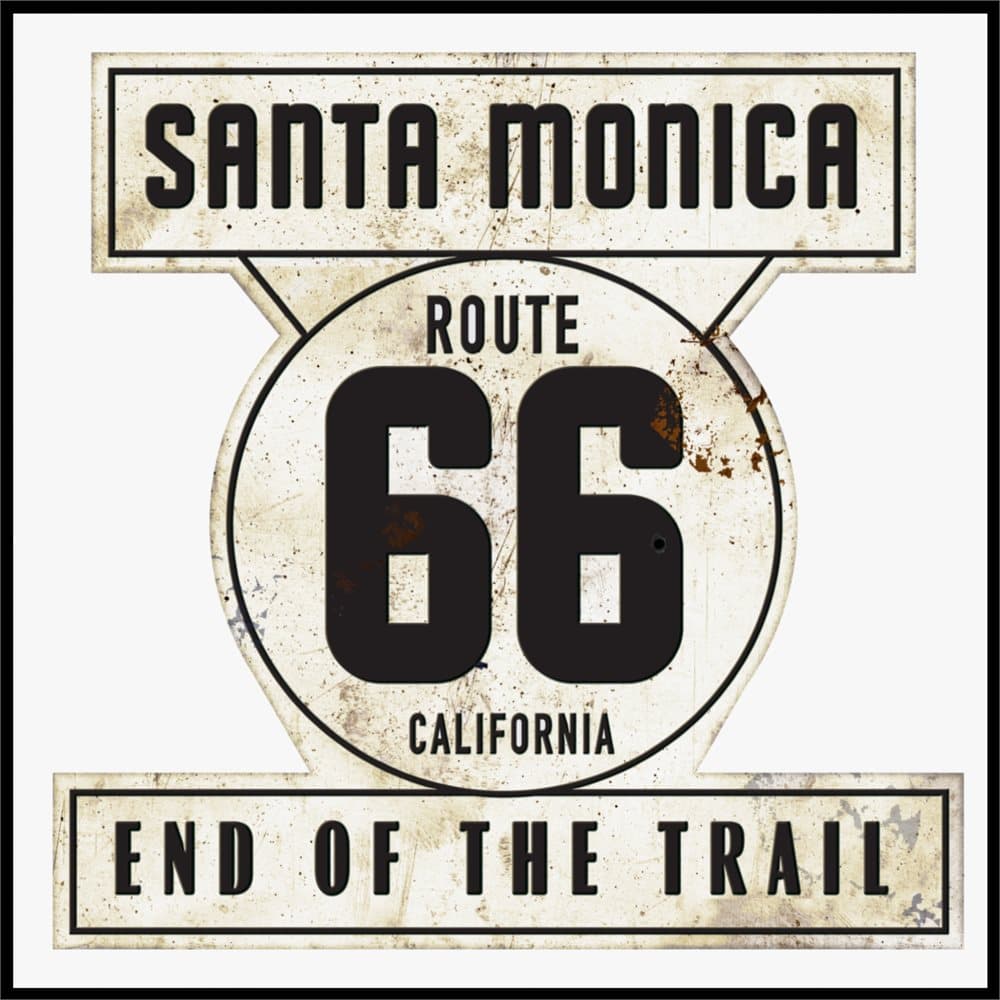 ROUTE 66 POSTER 30x30cm